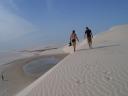 Thiago e Jonas no mundo de
areia